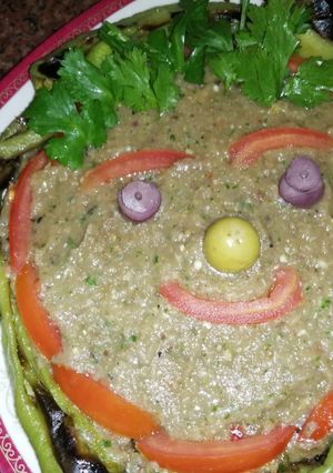 صورة لوصفة سلطه بابا غنوج بأبسط طريقه