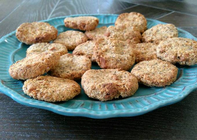 High fiber oats and yogurt cookies