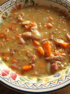 Una foto de Sopa de arvejas de campo, a la Jorge