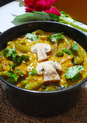 A picture of MushroomMasala.