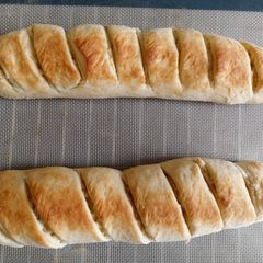 Baguette style bread A picture of Baguette style bread.