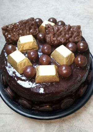 Foto resep Triple Chocolate Cake