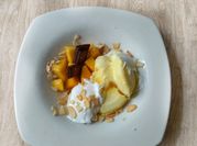 Gambar es krim buah yogurt