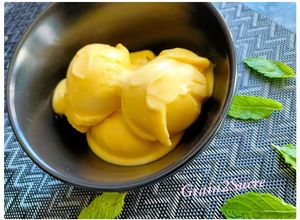 Une photo de Sorbet à la mangue