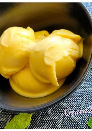 Une photo de Sorbet à la mangue