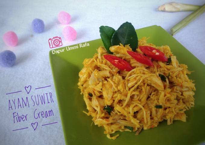 Cara Gampang Menyiapkan Ayam Suwir Fiber Cream yang Lezat