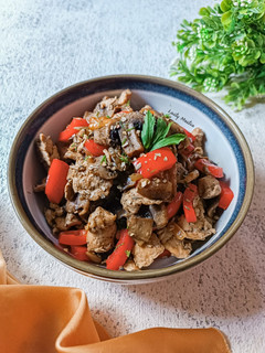 Foto resep Tumis Ayam JaPri (Jamur Paprika)