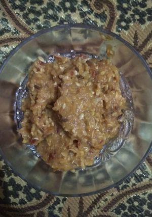 A picture of Kachar Ki chutney.
