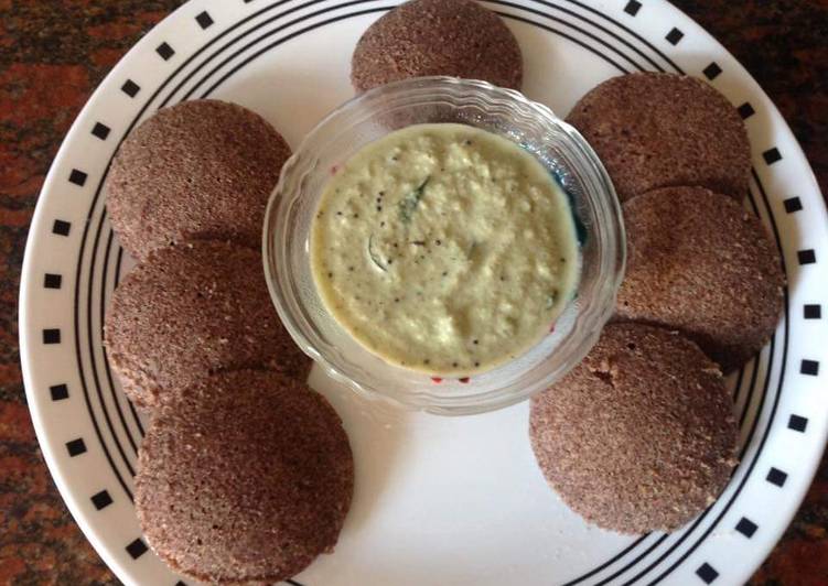 Recipe of Speedy Ragi Rava Idli