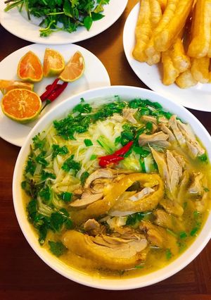 A picture of Chicken Pho (Phở Gà).