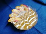 Smoothie con melone e pesca