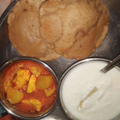 A picture of Vrat ki thali.