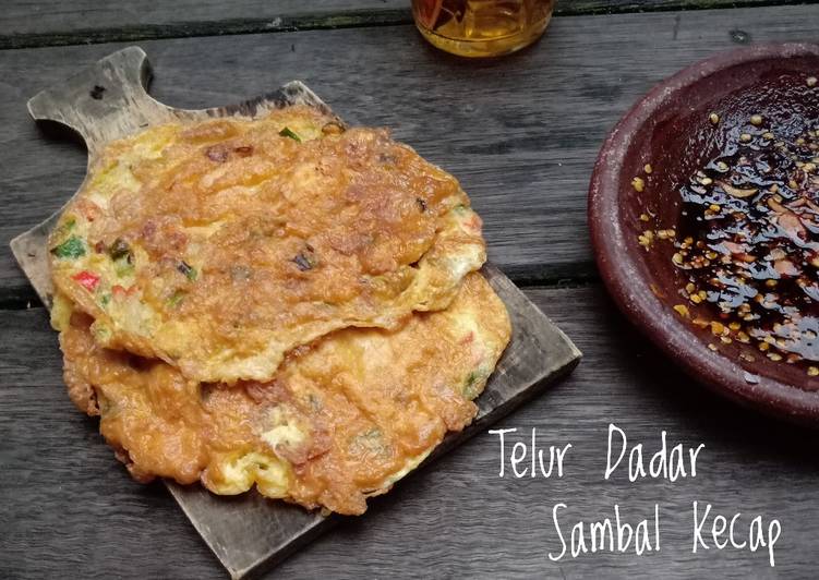 Bahan Telur Dadar Sambal Kecap | Bahan Membuat Telur Dadar Sambal Kecap Yang Lezat Sekali