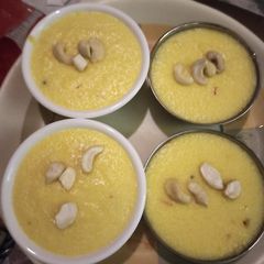 A picture of Saffron Phirni.