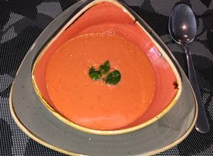 Una foto de Gazpacho de pimientos