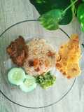 Nasi Merah/ Nasi Habang (khas kalimantan)