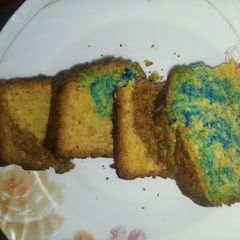 Eggless lemon flavoured marble cake A picture of Eggless lemon flavoured marble cake.