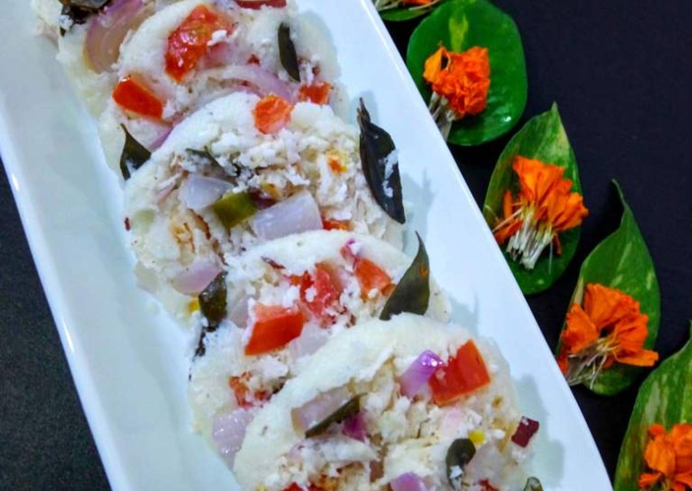 Onion Curd Idli