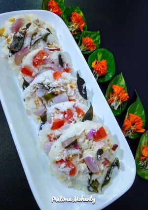 A picture of Onion Curd Idli.