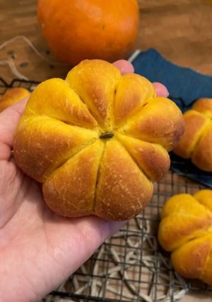 Une photo de ☆Petits Pains au Potimarron☆