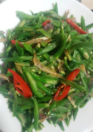 Gambar Kacang panjang goreng mudah