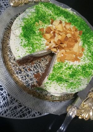 صورة لوصفة كيكة محشية بالكريمة