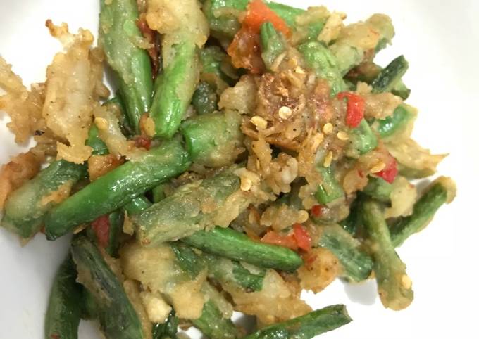 Resep Tumis buncis bawang putih Anti Gagal