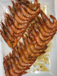 Una foto de Gambas de Huelva al horno
