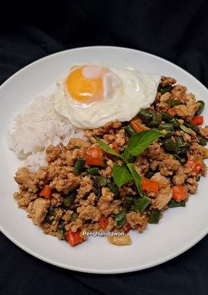 Foto resep Chicken Pad Kra Pao (THAILAND)