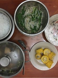 Hình của món Bánh canh chay.