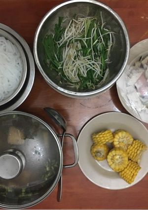 Hình của món Bánh canh chay.
