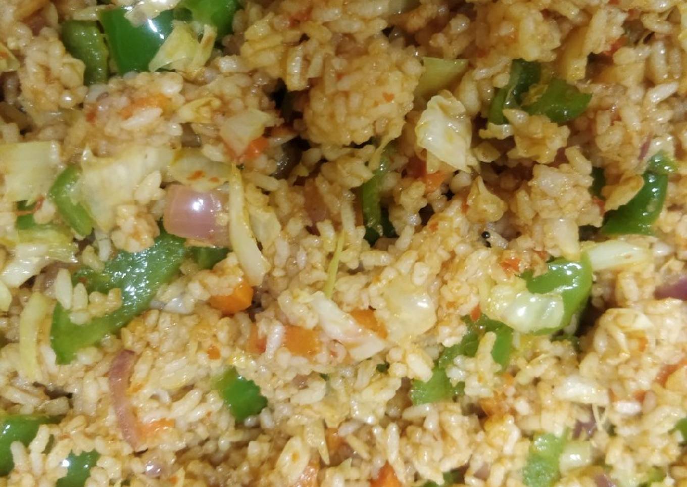 Fried Schezwan rice