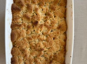 Une photo de Crumble aux mirabelles