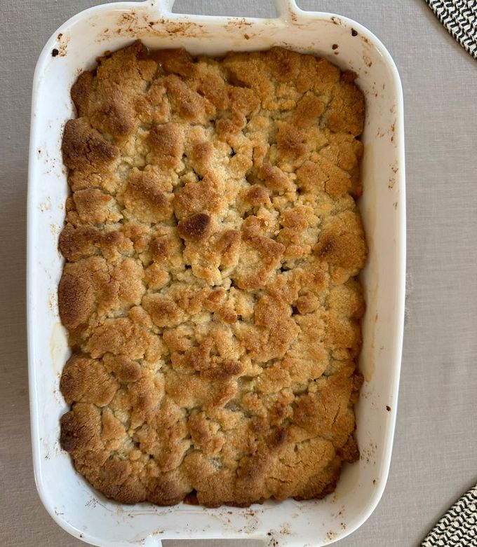 Une photo de Crumble aux mirabelles