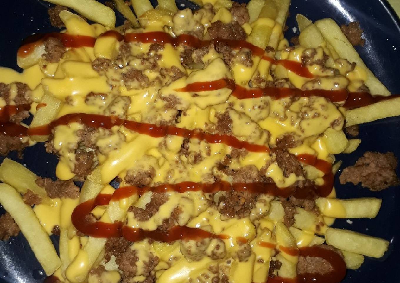 Revueltas de papas fritas😋