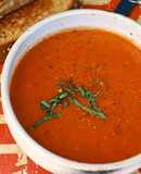 Sopa de Tomate y Albahaca