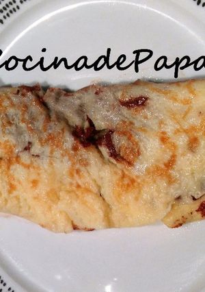 Una foto de Crepes Ligeros rellenos de Falsa Nocilla
