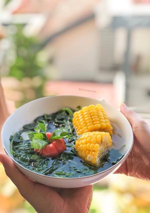Foto resep Sayur Bayam Jagung