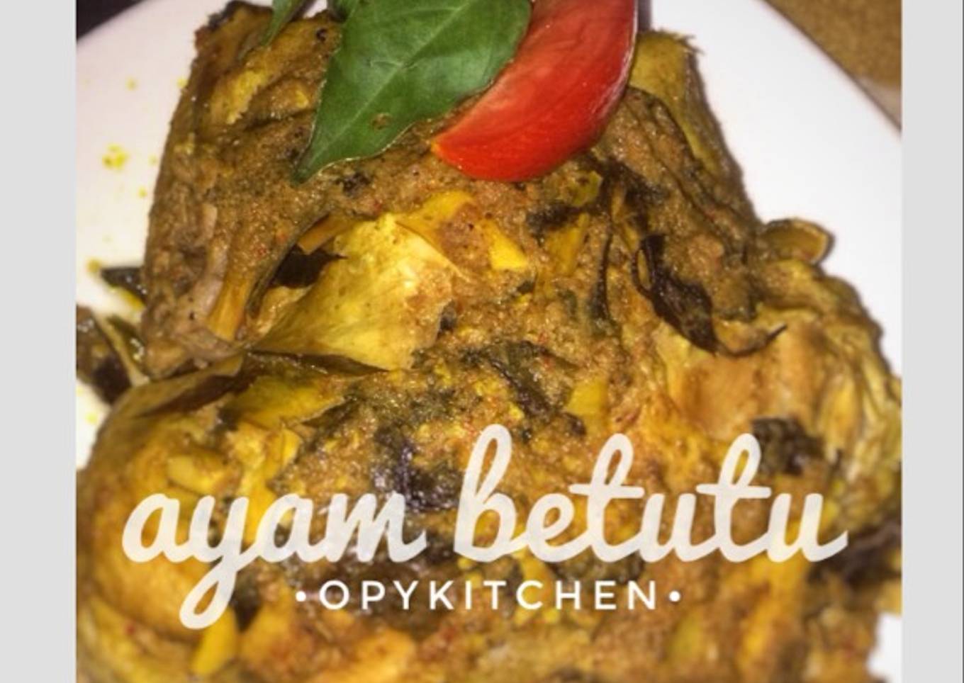 Ayam betutu khas Bali (presto)