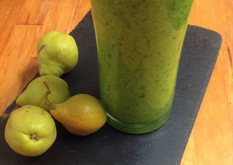 Smoothie de espinacas y manzana granny smith