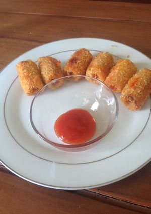 Foto resep Roti goreng sosis