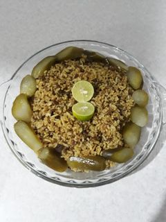 عکسی از دستور عدس پلو