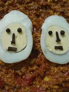 A picture of Simple egg curry with egg gravy recipe.