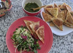 Una foto de Samosas