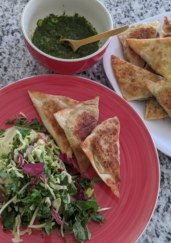 Una foto de Samosas