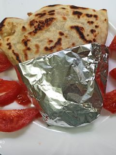 صورة لوصفة كريب بالفراخ