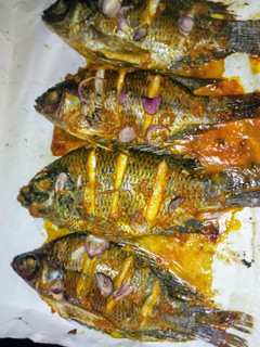 A picture of Baked fish🐟.