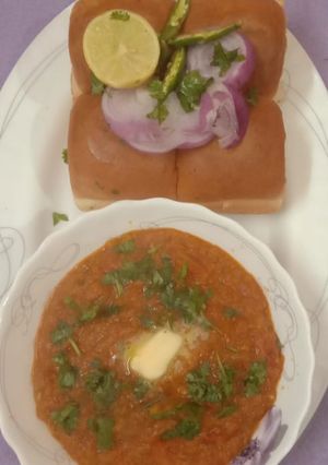 A picture of Pav bhaji.