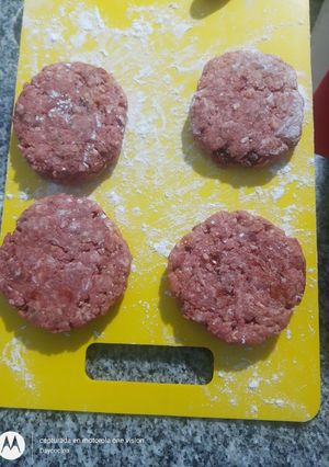 Una foto de Hamburguesas De Carne Caseras