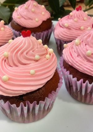 Una foto de Cupcakes San Valentín